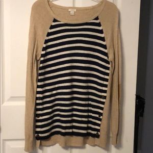Jcrew striped sweater